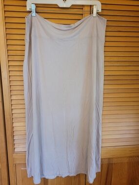 Hybrid & company Light Beige Midi Jersey Skirt
